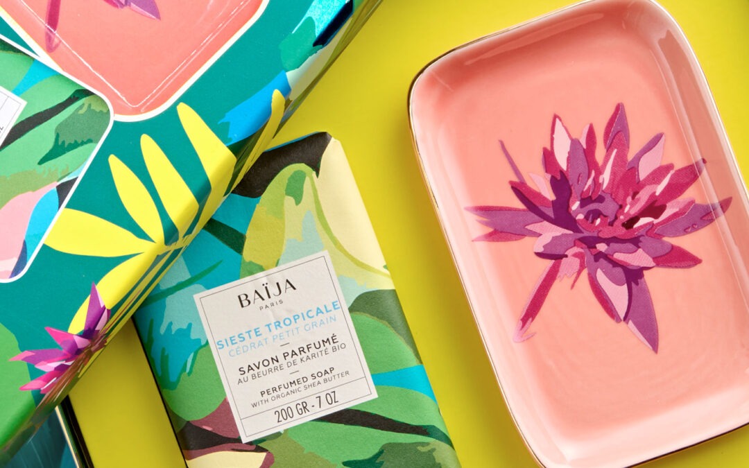 COFFRET PORTE SAVONS SIESTE TROPICALE 2